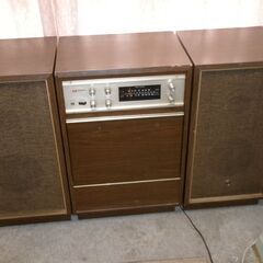 家具調ステレオ　HITACHI DPK-50 オーディオ 昭和レトロ　ジャンク品の画像