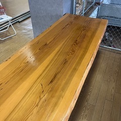 一枚板 購入 3mオーバー レジ台　の画像