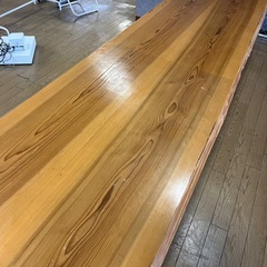 一枚板 購入 3mオーバー レジ台　の画像