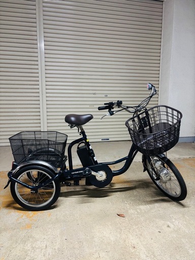 電動自転車　三輪車　スイスイ走れる！