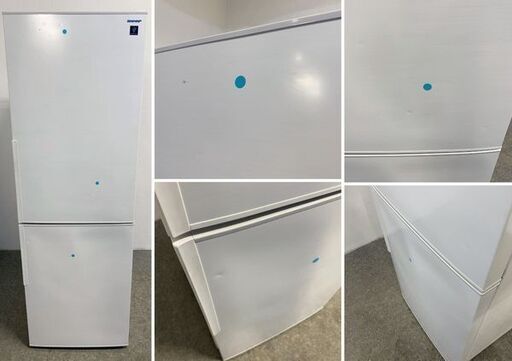 シャープ 2ドア冷凍冷蔵庫 310L メガフリーザー プラズマクラスターイオン COCORO  SJ-AK31G 2021年製 中古家電 店頭引取歓迎 R10080