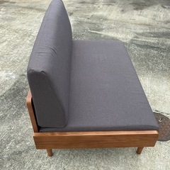 【WeDOstyle/ソファ】大塚家具　木製フレーム　2人掛け　2P ブランド家具　二人掛け　インテリア　ウッド　木製【幅120奥75座面高37背高80】の画像