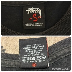 ✨美品✨ STUSSY グラフィック ロンT 黒 Sの画像