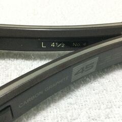 ★★★　ヤマハ テニスラケット 純正カバー付　カーボングラファイト45 (L4 1/2 No.4) YAMAHA CARBON GRAPHITE 45　（中古）　★★★の画像