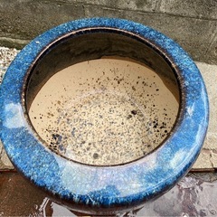 メダカ鉢 金魚鉢 火鉢 睡蓮鉢 陶器  鉢の画像