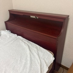 お取引先決定　木製シングルベッド KANANBED  引き出し 収納スペースの画像