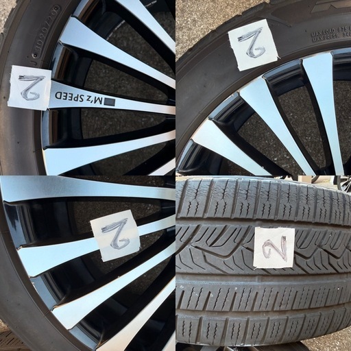 タイヤホイールM'z SPEED Julia 666 20インチ +35 245/45R20 (つらら