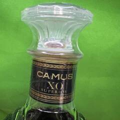 未開栓 CAMUS XO SUPERIOR COGNAC FREE BOTTLE INSIDE 　カミュ XO スペリオール　ボトル2本セット　40％ 700ml 350ml コニャック＠「ｙの画像