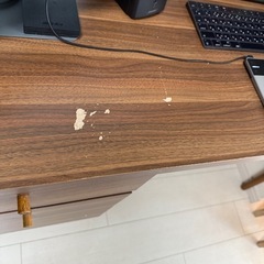 デスク 収納付き PCデスクの画像