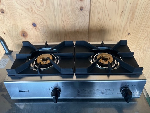 2022年リンナイ卓上2口ガスコンロ 都市ガス