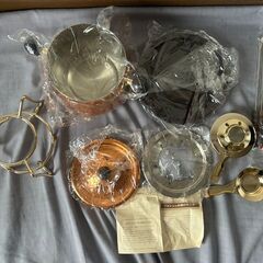 Cheese Fondue Set　チーズフォンデュセット　純銅...