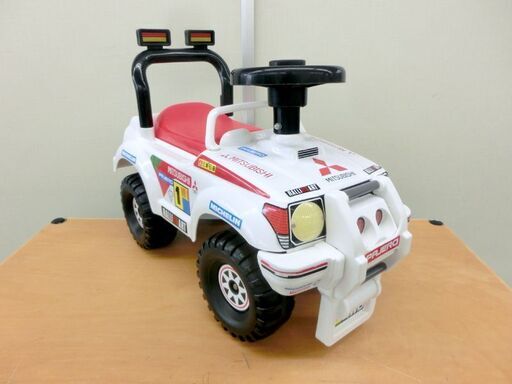 ■乗用玩具 パジェロ トシマ 車 子供用 乗り物おもちゃ 足けり レトロ ラリーアート 三菱石油 ミシュラン 札幌 西区 西野店
