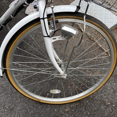 電動アシスト自転車　26インチ　6段変速の画像