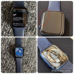 アップルウォッチ6 44mm 美品の画像