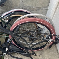 自転車フレーム2個✖️アルミホイール他の画像