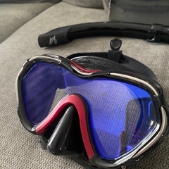 【美品】TUSAのM-1007 Paragon マスクとスノーケルのセットの画像