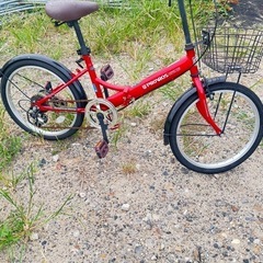 PROVROS 折りたたみ自転車 タイヤ空気入れ付き　20インチ シマノ6段変速　自転車 シマノ 6段変速 ギア 楽天市場1番人気　ミニベロ 折り畳み カゴ　の画像