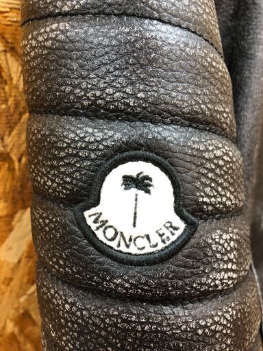 【ジャングルジャングル岸和田店】MONCLER×Palm　Angels　コラボ　ダウンレザージャケット　激レア　定価54万ほど　南大阪