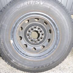 タイヤホイールセット　スタッドレス　145R12 LT ６PR　J12×3.50の画像