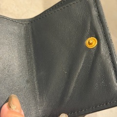 サンローラン 三つ折り財布 グレーの画像