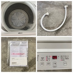 RORO ヤマダ電機 全自動電気洗濯機 YWM-T55LW 2023年製 5.5kg 白 ホワイト 洗濯機 生活家電 の画像