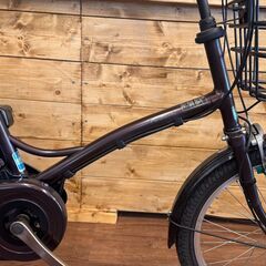 試乗🉑新車みたいな⭐️中古電動ミニベロ パナソニック グリッター20インチ　自転車の画像