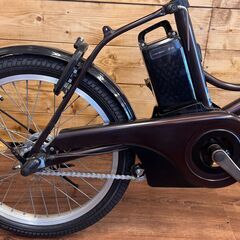 試乗🉑新車みたいな⭐️中古電動ミニベロ パナソニック グリッター20インチ　自転車の画像