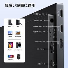 【新品】モバイルモニター　KEEPTIME の画像