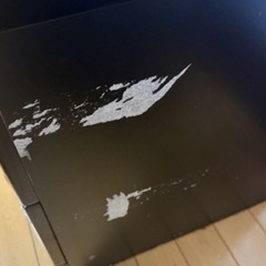 【無料】収納付き黒いテレビ台　締切9/26の画像