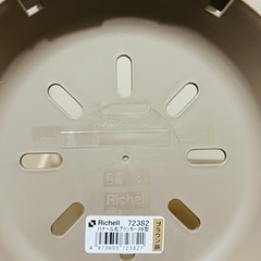 【新品未使用】ハナール丸プランター38型  ブラウンの画像