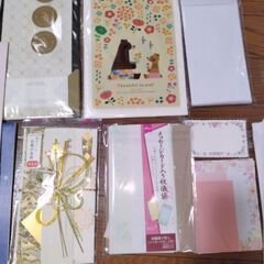 便箋、封筒等の画像