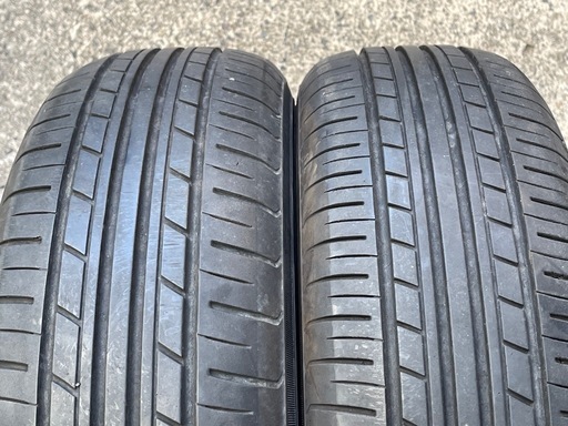 914-6)はめ替え込み！155/65R13 ヨコハマ夏タイヤ中古4本セット！2021年製ヨコハマ エコスES31