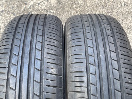 914-6)はめ替え込み！155/65R13 ヨコハマ夏タイヤ中古4本セット！2021年製ヨコハマ エコスES31