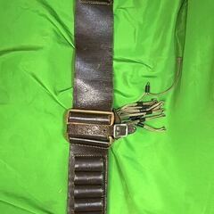 ガンベルト KFC ショットシェルベルト２５発用 革製 狩猟@Yの画像