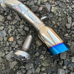 86 zn6 ストレートマフラー 競技用 値下げ歓迎の画像