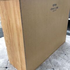 4段チェスト ニトリ クエス ローチェスト 120－4CL LBR2 衣類収納 参考価格39,990円🚚自社配送時💳代引き可🚚(現金、クレジット、スマホ決済対応)の画像