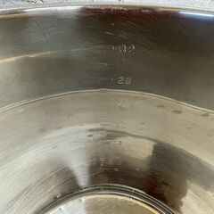 【EBM】 ステンレス製 寸胴鍋 両手鍋 ステンレス鍋 厨房 厨房機器 店舗 店舗用品 調理器具 キッチン用品 メモリ付き A0482の画像
