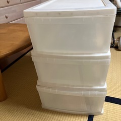 押入れ用3段衣装ケース