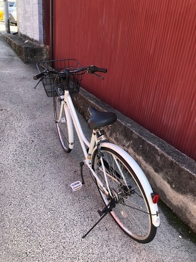 【京都発】京の楽チャリ　普通自転車　外装　７段変速　27インチ