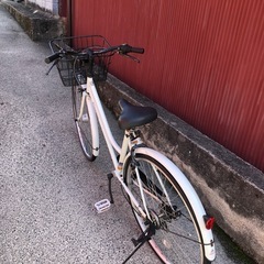 【京都発】京の楽チャリ　普通自転車　外装　７段変速　27インチの画像