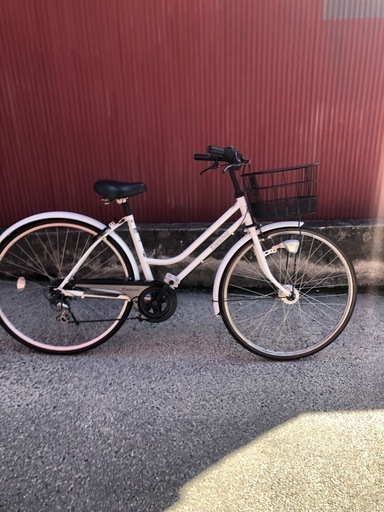 【京都発】京の楽チャリ　普通自転車　外装　７段変速　27インチ