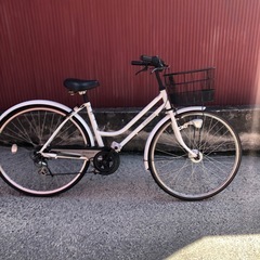 【京都発】京の楽チャリ　普通自転車　外装　７段変速　27インチの画像