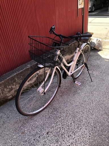 【京都発】京の楽チャリ　普通自転車　外装　７段変速　27インチ