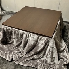 白茶リバーシブルこたつテーブル