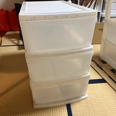押入れ用3段衣装ケース