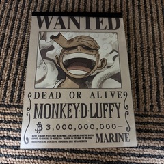ワンピース　手配書メモ帳