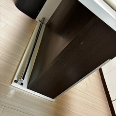 カウンターテーブル　収納棚