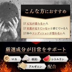 【新品】グリフィックス アクティブコア サプリ 亜鉛 高麗人参 マカ 男性活力 栄養補給の画像