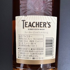新品未開封　ティーチャーズ　ウイスキーの画像