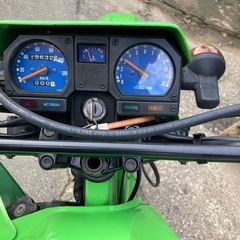 【詳細画像有】希少絶版2スト '88年式最強22馬力 軽量フルスペックオフローダー KMX125の画像